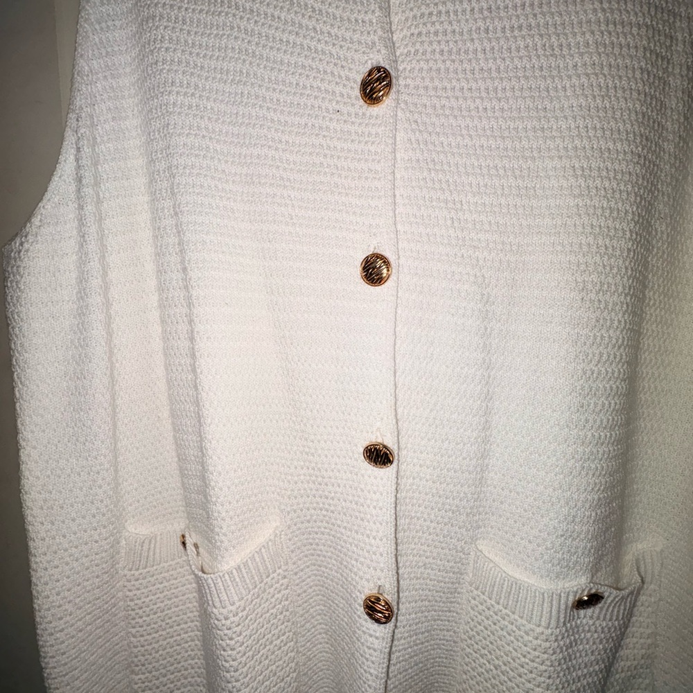 PRETTYGARDEN Button-Up Sweater Vest Top | XXL - Picture 2 of 7